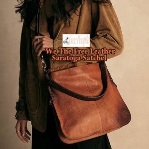 NWT - Free People We The Free Saratoga Leather Satchel